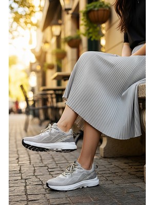 KAFKASLAR AYAKKABI Triko Tamamı Fileli Ortopedik Günlük Kadın, Çocuk Spor Ayakkabı