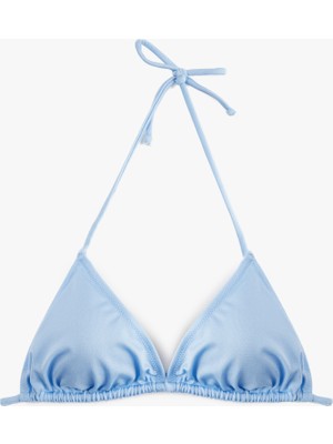 Koton Boyundan Bağlamalı Üçgen Bikini Üstü