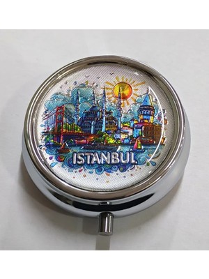 Marsilyan Istanbul Temalı Ilaaç Kutusu - Model 2