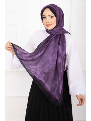 Msc Elegance Desenli Şal Serisi Mor