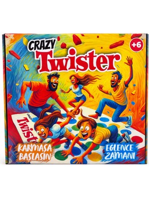 Çılgın Twister Eğlenceli Kutu Oyunu