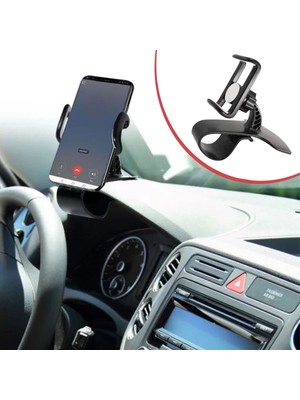 Roichil Araç Içi Konsola Takılan Döner Başlıklı Telefon Kıskacı Telefon Tutucu