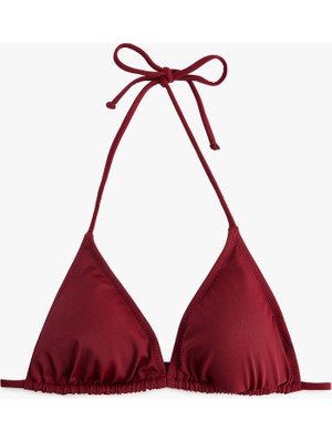 Koton Boyundan Bağlamalı Üçgen Bikini Üstü