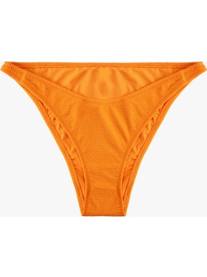 Koton Dokulu Asimetrik Kesim Slip Bikini Altı
