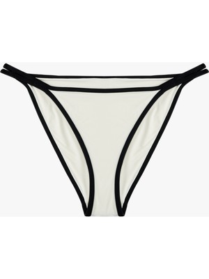 Koton Biyeli Kontrast Detaylı Ipli Bikini Altı