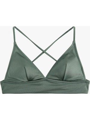Koton Sırt Bağlama Detaylı Bralet Bikini Üst