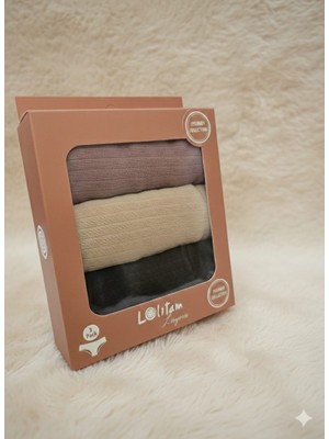 Lolitam Lingerie Lolitam Hb Comfort Kadın Pamuklu Bato Fitilli Külot 3’lü Set