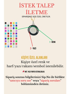 DMR Elegance 925 Ayar Gümüş Zincirli Kişiye Özel Isimli Kolye – Bujiteri Yuvarlak Plaka