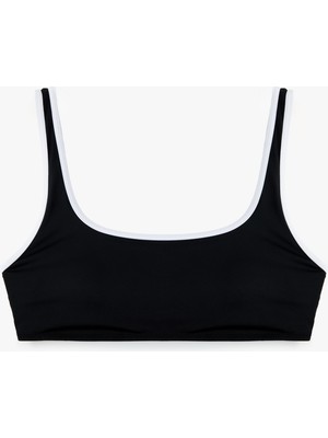 Koton Kontrast Detaylı Bralet Spor Bikini Üstü