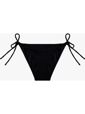 Koton Yanları Bağlamalı Ipli Dokulu Bikini Altı