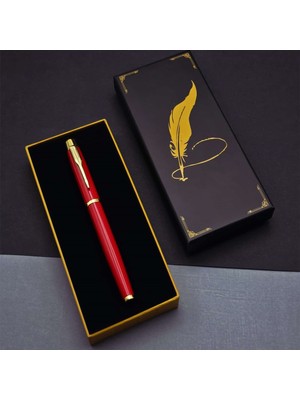 Vice Avm Tüylü Kalem Motif Kutulu Kırmızı Roller Kalem TG-V 11490