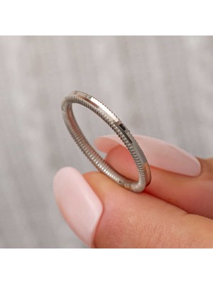 Fumeyabi Gümüş Ajda Kadın Yüzük