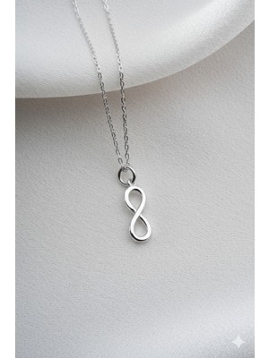 Two Arts Kadın 925 Ayar Gümüş Sonsuzluk Kolye | 925 Gümüş