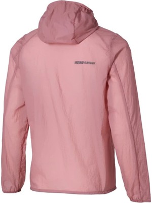 Mizuno Tech Light Hodded Jacket Kadın Yağmurluk Pembe