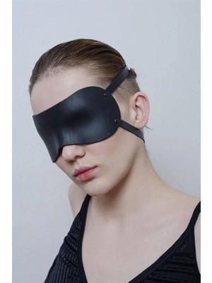 Amora Secret Özel Tasarım  Düz Sıyah Maske Uyku Gözlüğü