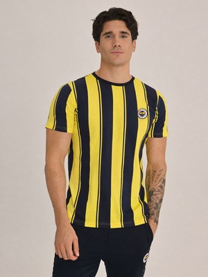 Fenerium Erkek Trıbun Çubuklu Tshırt