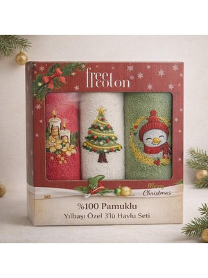 Freecoton 3'lü Mutfak Havlusu Seti