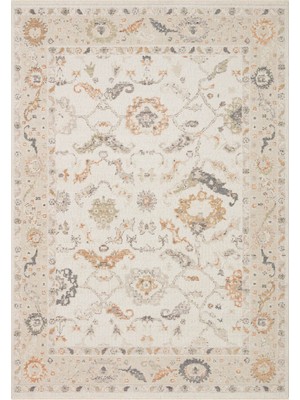 Akbel Halı Sahara SHA 05 Krem Bej - Yumuşak Tuşeli, Hav Yapmayan Modern Halı – Zarif Desenler