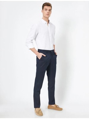 Koton Normal Bel Cep Detaylı Pantolon