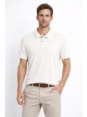 Cazador Erkek Polo Yaka Tshirt 44095 Ekru