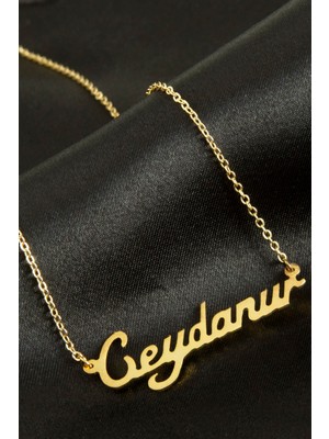 Zero Land Snmswrld Ceydanur Isimli Kolye -Sarı