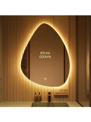 Curve Model Led'li Lavabo&banyo Aynası (Dokunmatik Sensörlü Dimmer Özellikli)