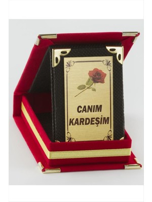 Zero Land Snmswrld Canım Kardeşim Plaketi-Kırmızı