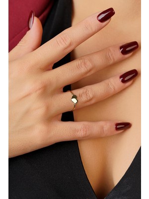 Fiyonk Kuyumculuk 14 Ayar Altın Taşsız Kalp Yüzük