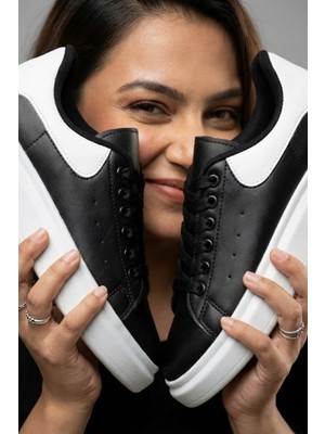 Solazer Kadın Premium Comfort Trend B.siyah Günlük Sneaker