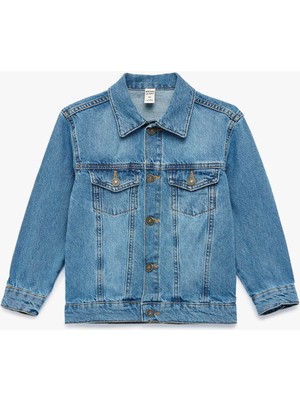 Koton Denim Mavi Erkek Çocuk Ceket 6SKB20004TD