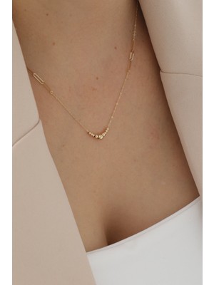 Yavuz Kuyumculuk 14 Ayar Altın Ataş Zincir Toplu Kolye