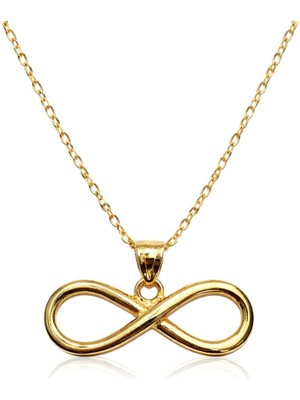 Zeya Kuyumculuk 14 Ayar Altın Sonsuzluk Kolye