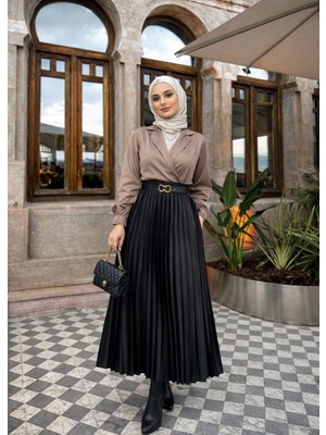 Quafash Piliseli Etek Trend