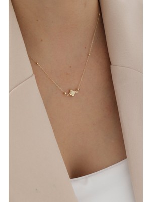 Yavuz Kuyumculuk 14 Ayar Altın Yonca Kolye