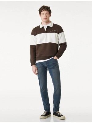 Koton Michael Indigo Erkek Jean Pantolon 6SAM40060ND