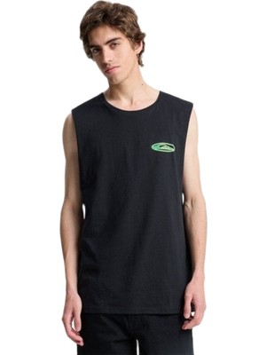 Belirtilmemiş Quiksilver Ev Quikglobe Mu Erkek Siyah Tişört
