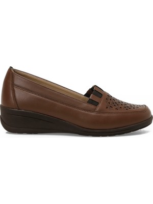 Polaris 166088.Z6FX Taba Kadın Dolgu Ayakkabı