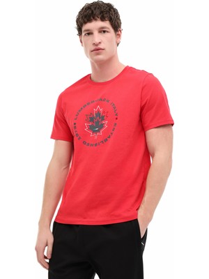 Lumberjack ml Renato 11ITL 1030 6fx Kırmızı Erkek Kısa Kol T-Shirt