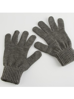 Zero Land Snmswrld Süper Tek Kat  Eldiven-Koyu Gri