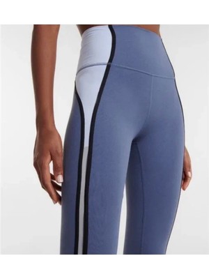 Nike Yoga Dri Fit Luxe High Rise 7/8 Tight Fit Training Tights Yüksek Belli Yumuşak Mavi Kadın Tayt  DM7671-491
