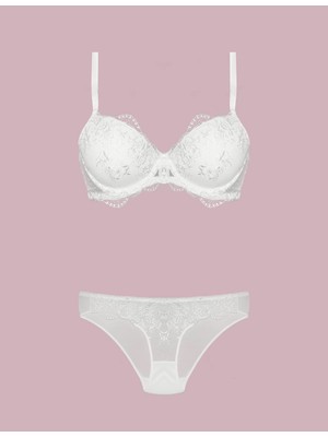 Çamaşır Kenti Nurteks 4385 Dantelli Sütyen Takımı