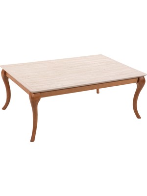 Furax Orta Sehpa Pesaro Traverten Ceviz