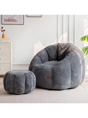 Puffiber Ergonomik Tasarım Puf Koltuk, Berjer, Uzanma Koltuğu, Tv Koltuğu, Balkabağı Şeklinde Puf