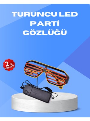 Serac Collection Gece Eğlencelerine Özel Renkli LED Işıklı Gözlük - SA002G-6ESW17