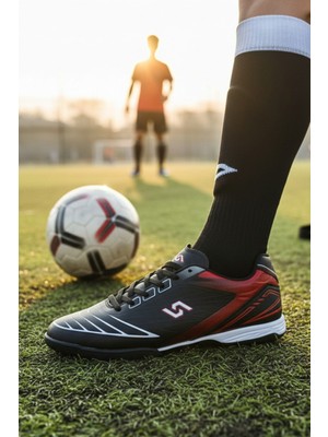 Enoch Profesyonel Dinamik Hatlı Düz Taban Halı Saha Ayakkabısı