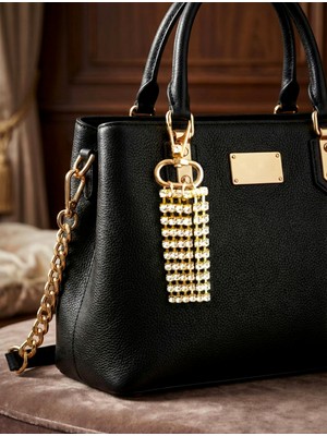 Zirkon Taşlı Çanta Charmı