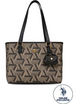 U.s. Polo Assn. Kadın Omuz Çantası Vizon US25504 – Günlük Şık Tasarım, Hafif ve Kullanışlı