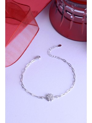 INNUENDO JEWELRY 925 Ayar Gümüş Lotus Çiçekli Bileklik