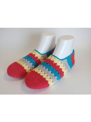 Genel Alize Cotton Gold El Örgüsü Modern Çeyizlik Gün Patiği – Rengârenk, Kaşındırmaz, Çok Rahat (38-39 Numara)