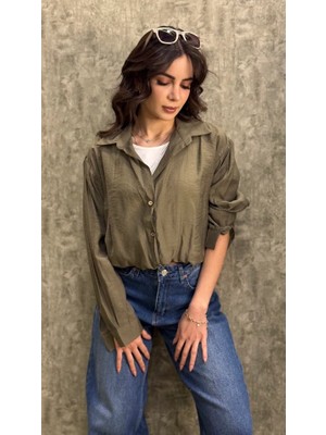 Leilaa Tasarım Bluz ve Kolye Detaylı Gömlek